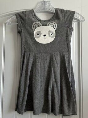 Cat & Jack Bear Little Girls Dress - 4/5